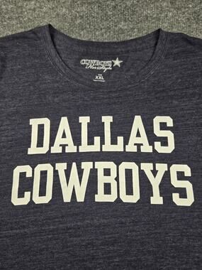 Dallas Cowboys Her Style T Shirt Women's 2XL Blue NFL Football #653